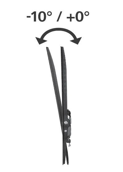 Hama 00220810 tv-beslag 165,1 cm (65") Sort
