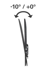Hama 00220810 tv-beslag 165,1 cm (65") Sort