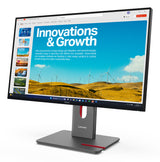 Lenovo ThinkVision P24QD-40 computerskærm 60,5 cm (23.8") 2560 x 1440 pixel Quad HD LCD Sort