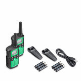 Midland XT30 Pro to-vejs radio 16 kanaler 446.00625 – 446.19375 Sort, Grøn