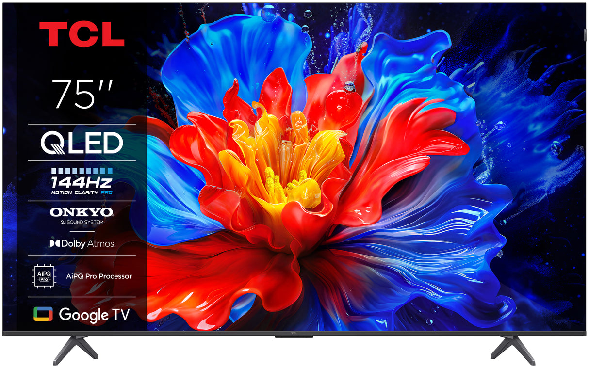 TCL 75P8K QLED 4K Google TV