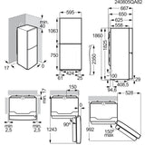 Electrolux LNT6ME32U2 fritstående kølefryseskab