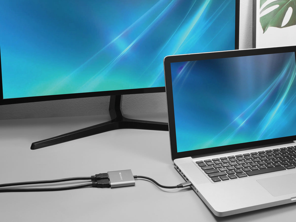 Sandberg 136-44 USB grafisk adapter Grå