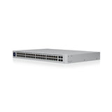Ubiquiti UniFi USW-48-POE netværksswitch Administreret L2 Gigabit Ethernet (10/100/1000) Strøm over Ethernet (PoE) 1U Rustfrit stål