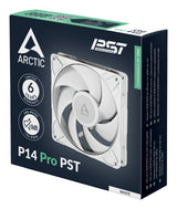 ARCTIC P14 Pro PST Computerkabinet Ventilator 14 cm Hvid 1 stk