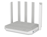 Keenetic Hero 5G (KN-4110) trådløs router 2.5 Gigabit Ethernet Dual-band (2,4 GHz / 5 GHz) Grå, Hvid
