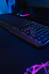 SPEEDLINK LUDICIUM tastatur Spil USB QWERTY Engelsk Sort