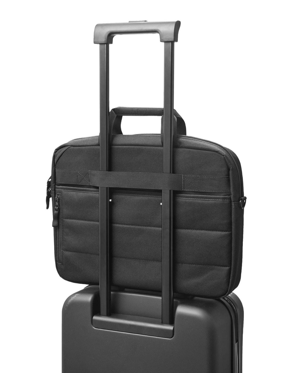 HP Bæretaske 15.6 100% recycled polyester 100 % bionedbrydeligt materiale 100% recycled ocean-bound plastic 100% polyethylene foam 100 % polyester Sort Blå
