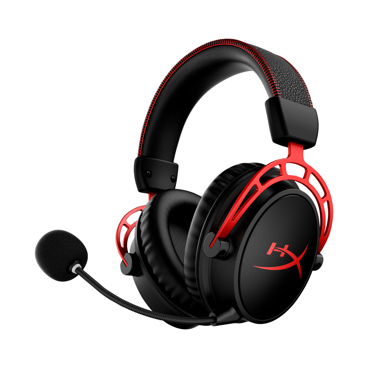 HyperX Cloud Alpha Trådløs Høretelefoner Sort Rød