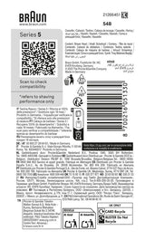 Braun Series 5 54 B Barberingshoved