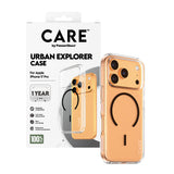 PanzerGlass CARE by ® Flagship Case Transparent Urban Explorer m. Sort MagSafe iPhone 17 Pro