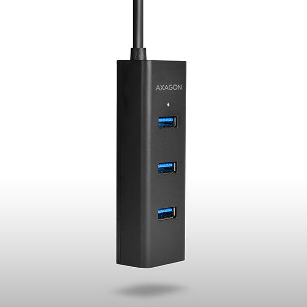 Axagon HUE-S2BL interface hub USB 3.2 Gen 1 (3.1 Gen 1) Type-A 5000 Mbit/s Sort