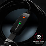 Axagon ADR-220 USB 2.0 A-M -> A-F active extension/repeater cable 20m - Kabel - Digital/Daten USB-kabel USB A 0,48 Gbit/sek. Sort