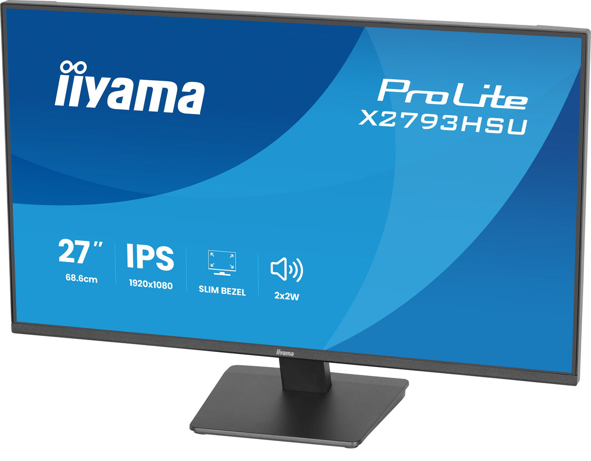 Iiyama X2793HSU-B1 27 IPS 1920 x 1080 (Full HD) HDMI DisplayPort 120Hz