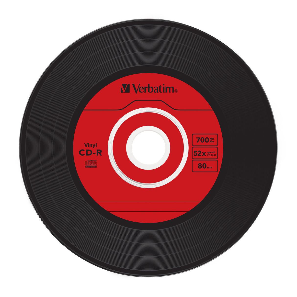 Verbatim CD-R AZO Data Vinyl 700 MB 52x 10 stk