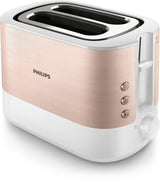 Philips Viva Collection HD2638/11 brødrister 7 2 skive(r) 950 W Roseguld, Hvid
