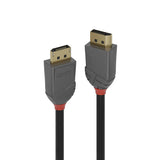 Lindy 36481 DisplayPort kabel 1 m Sort, Grå