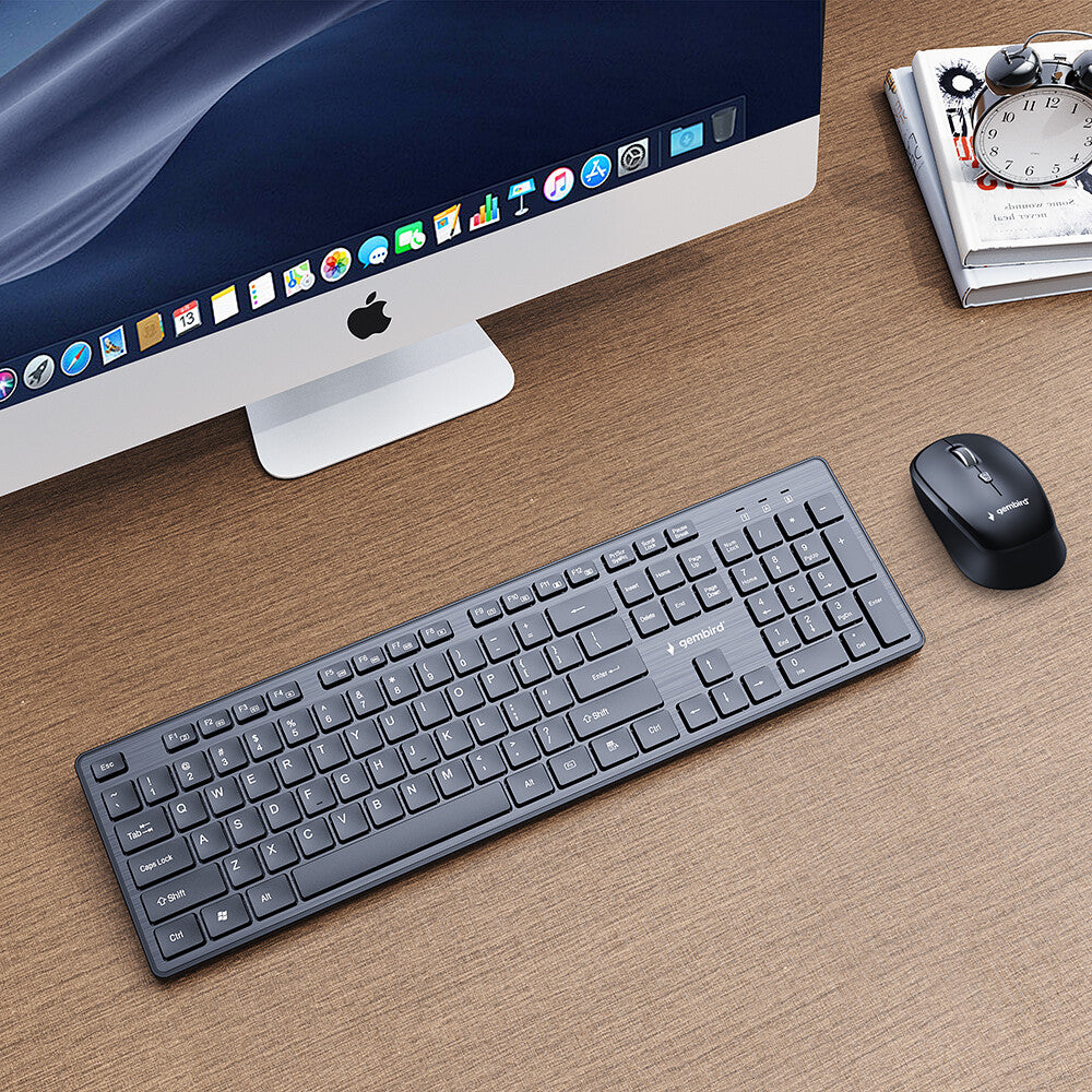 Gembird KBS-WCH-04-RU tastatur Mus inkluderet Hjem RF trådløst Sort