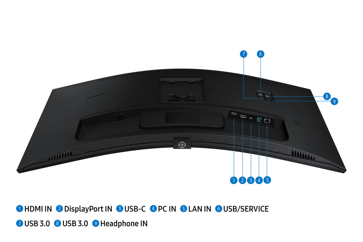 Samsung S65UC computerskærm 86,4 cm (34") 3440 x 1440 pixel UltraWide Quad HD LCD Sort