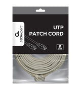 Gembird PP6U-20M netværkskabel Grå Cat6 U/UTP (UTP)