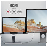 Axagon HMC-STND laptop stativ Sølv 43,9 cm (17.3")