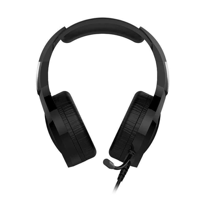 Omega VH6060B Hovedtelefoner Ledningsført Headset Spil Sort, Metallic