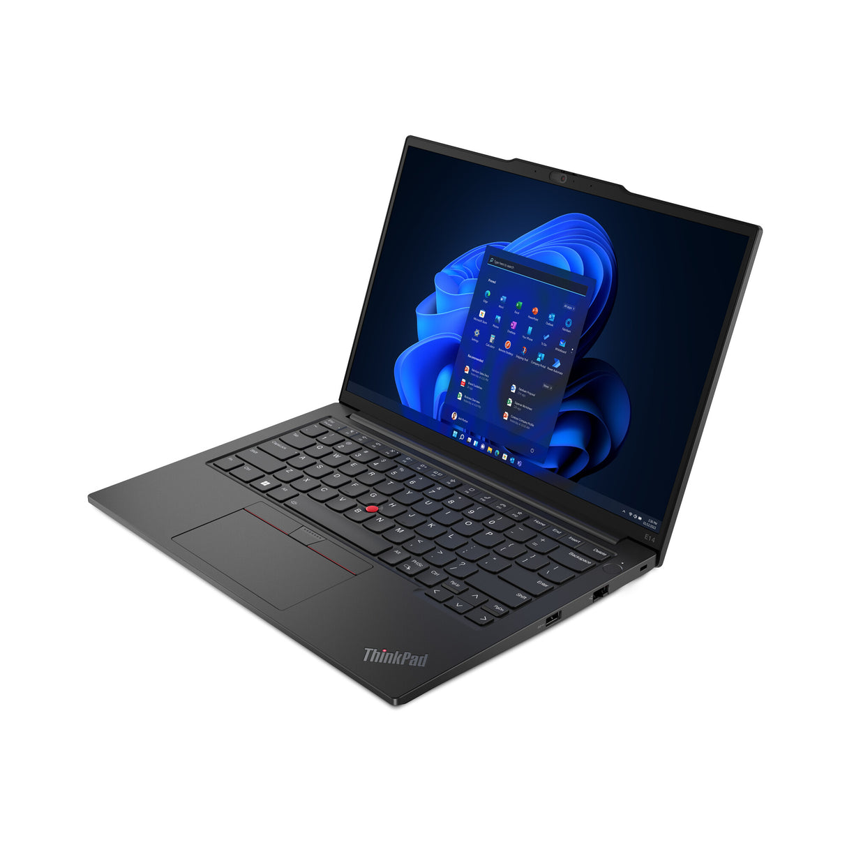 Lenovo ThinkPad E14 Gen 5 (AMD) AMD Ryzen™ 3 7330U Laptop 35,6 cm (14") WUXGA 8 GB DDR4-SDRAM 256 GB SSD Wi-Fi 6 (802.11ax) Windows 11 Pro Nordisk Sort