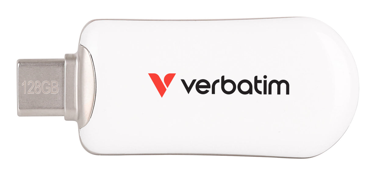 Verbatim Plectra 128GB USB stick Hvid