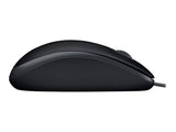 Logitech B110 Silent Optisk Kabling Sort
