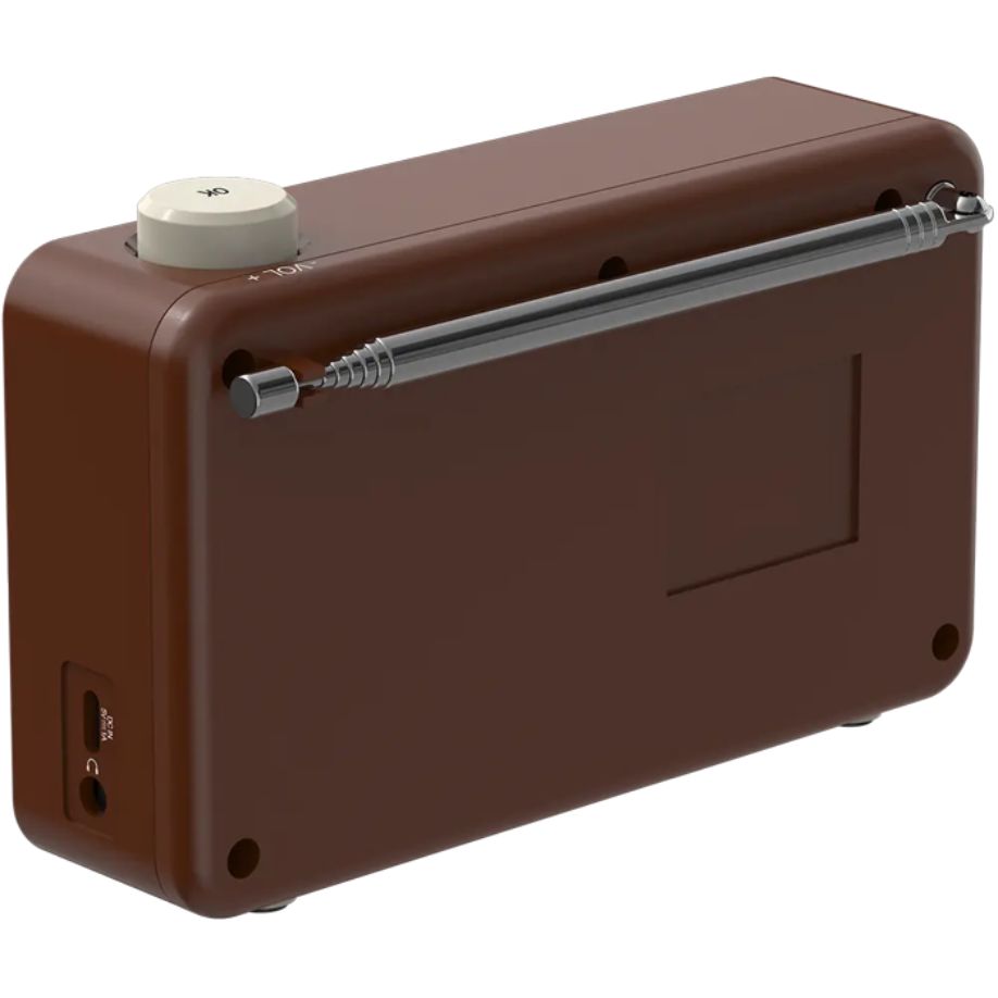 Kenwood CR-M25DAB-T Portable DAB+ radio m/ Bluetooth og indbygget batteri - mocca