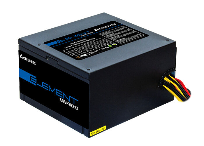 Chieftec ELP-600S enhed til strømforsyning 600 W 20+4 pin ATX PS/2 Sort