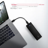 Axagon EEM2-UB2 drevkabinet SSD kabinet Sort M.2