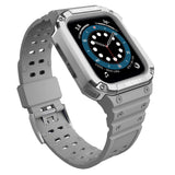Beskyttelse Strap Band til Apple Watch 38/40/41mm Armored Case Strap - Gray, Silver