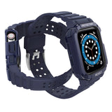 Beskyttelse Strap Band til Apple Watch 38/40/41mm Armored Case Strap - Blå