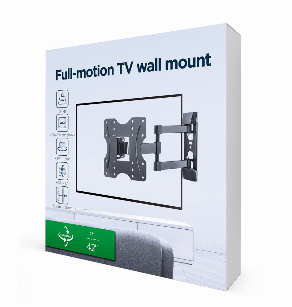 Gembird WM-42ST-02 tv-beslag 106,7 cm (42") Sort