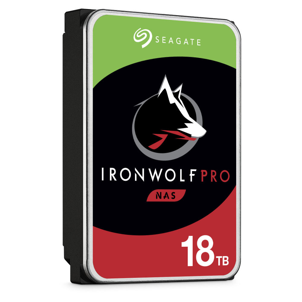Seagate IronWolf Pro Harddisk ST18000NE000 18TB 3.5 SATA-600 7200rpm - FACTORY RECERTIFIED