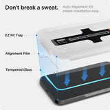 Spigen Glas.tR EZ Fit Tempered Glass for iPhone 13 / 13 Pro / 14 / 16e / 17e