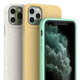 Eco Case Case for iPhone 11 Pro Max Silicone Cover Telefon Cover Gul