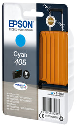 Epson Cyan 405 DURABrite Ultra Ink blækpatron 1 stk Original Standard udbytte Blå