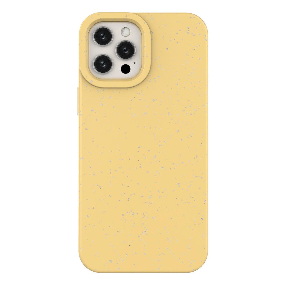 Eco Case Case for iPhone 12 Pro Max Silicone Cover Telefon Cover Gul