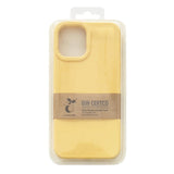 Eco Case Case for iPhone 12 Pro Max Silicone Cover Telefon Cover Gul