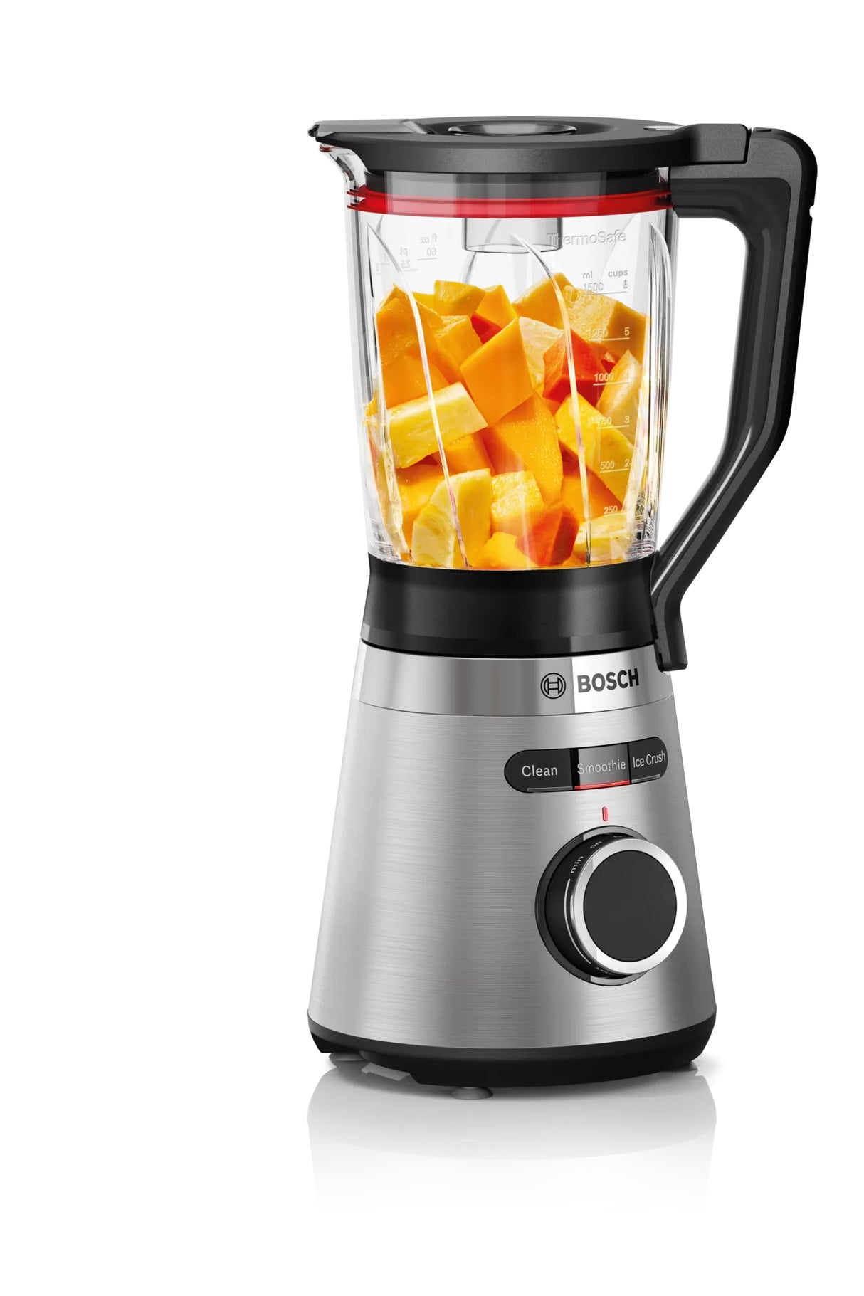Bosch Serie 4 MMB6382M blender Bordplade blender 1200 W Sort, Rustfrit stål