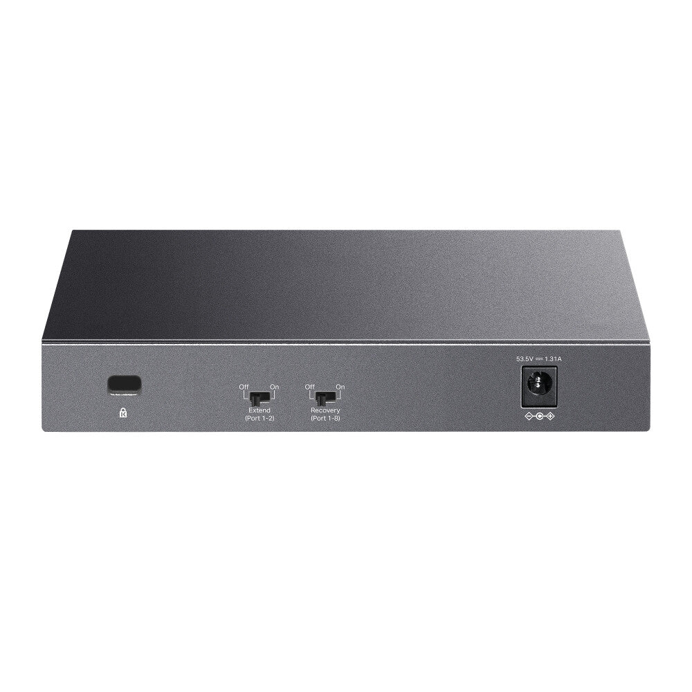 TP-Link LiteWave LS108GP netværksswitch Ikke administreret Gigabit Ethernet (10/100/1000) Strøm over Ethernet (PoE) Sort