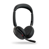 Jabra Evolve2 65 Flex Headset Trådløs Kontor/Callcenter USB Type-A Bluetooth Opladningsstativ