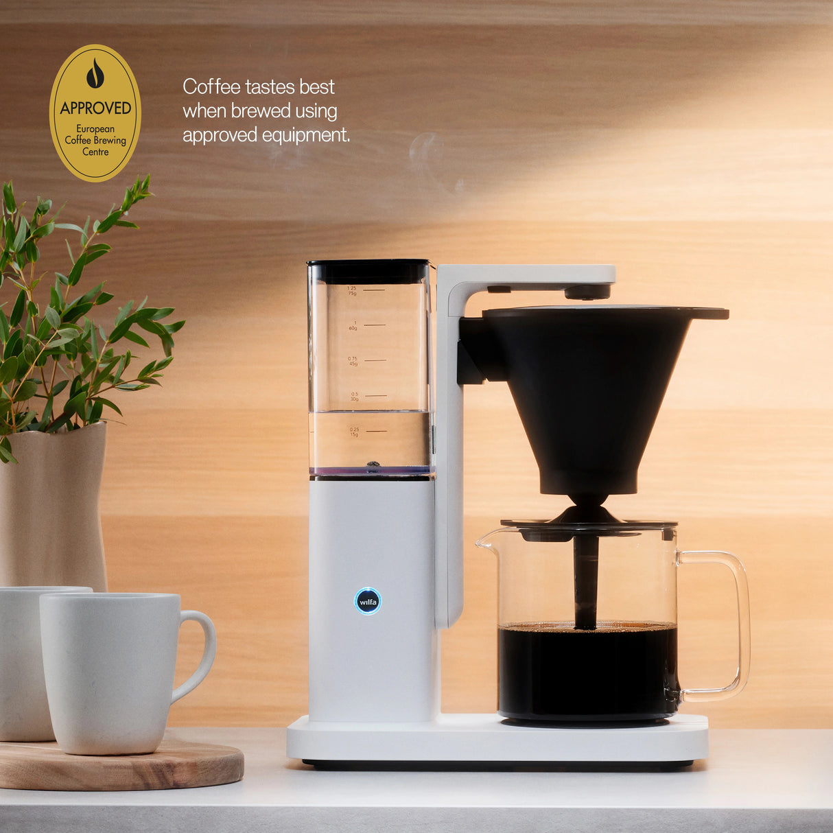 Wilfa CM10W-A125 Zense kaffemaskine, hvid
