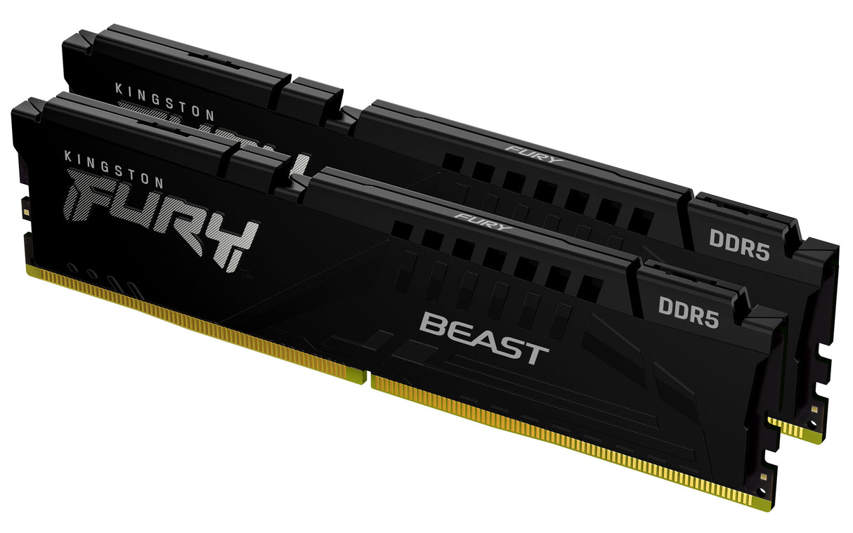 Kingston Technology FURY Beast 16GB 6000MT/s DDR5 CL36 DIMM (sæt med 2) Black EXPO