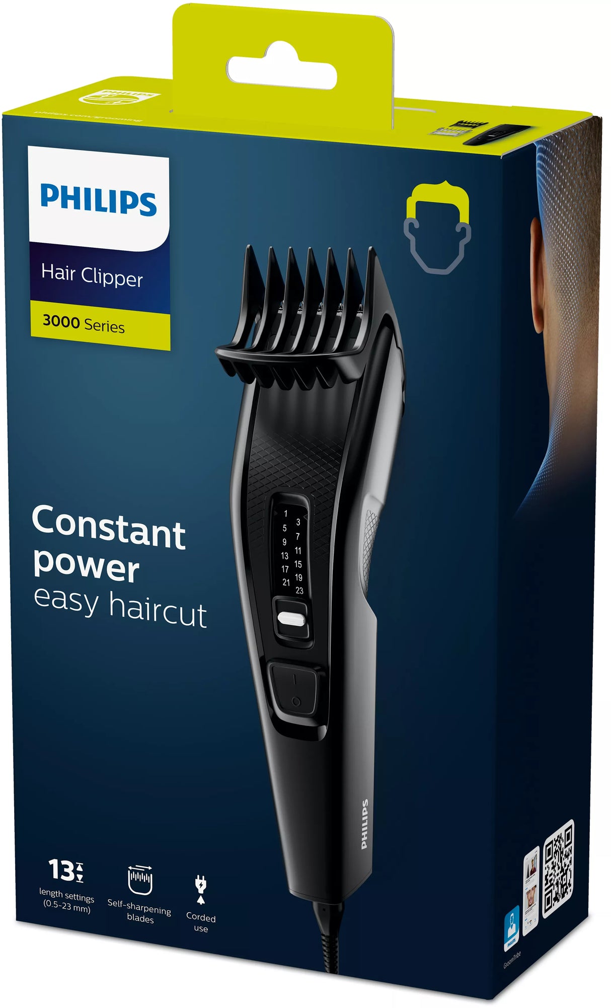 Philips HAIRCLIPPER Series 3000 HC3510 Hårklipper Sort