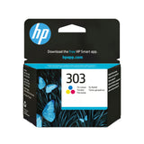 HP 303 Tri-color Original Cyan, Magenta, Gul