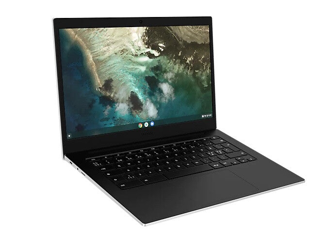 Samsung Chromebook GO Intel® Celeron® N N4500 35,6 cm (14") HD 4 GB LPDDR4x-SDRAM 32 GB eMMC Wi-Fi 6 (802.11ax) ChromeOS Sølv