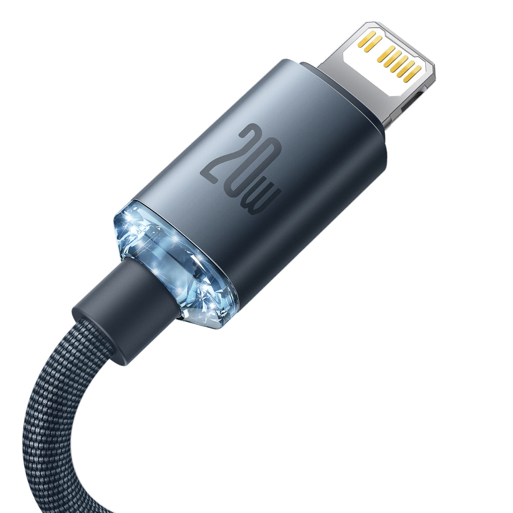 Baseus CAJY000201 Lightning - USB-C PD QC cable 20W 480Mb/s 1.2m - black